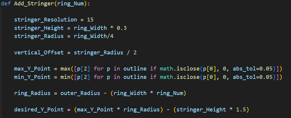 A screenshot of colour-coded code